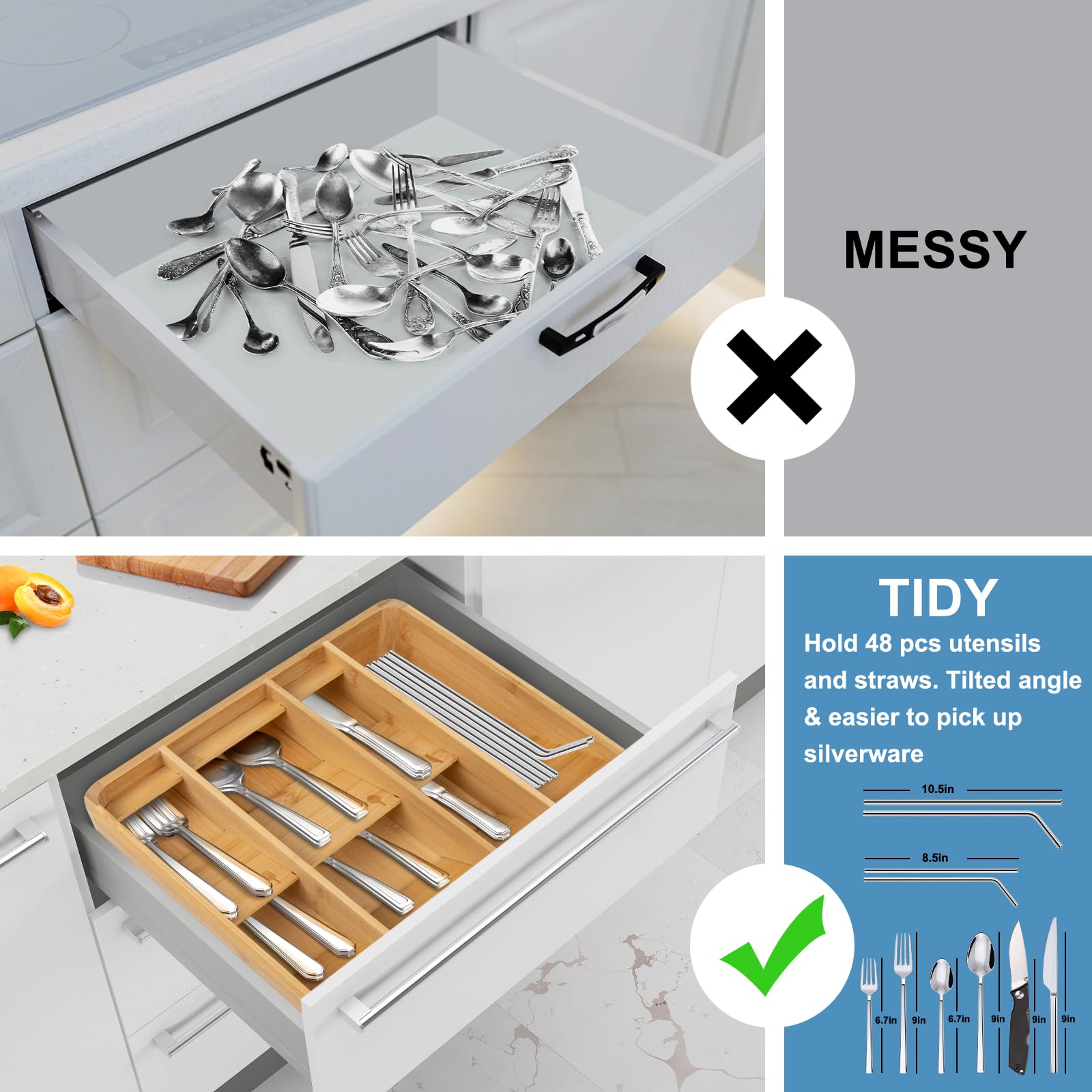 Organizador Cajones Cocina Ikea Mueble Organizador De Cubiertos