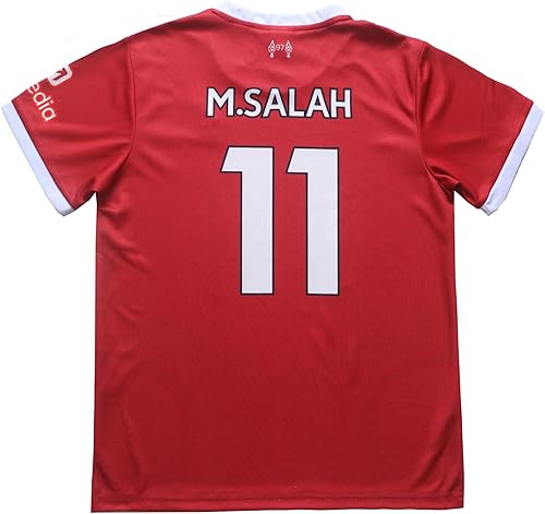 Miniatura 3 de SINTREA LED Salah 11 Kids Home Soccer JerseyShorts Pulsera Llavero Fútbol Calcetines Set