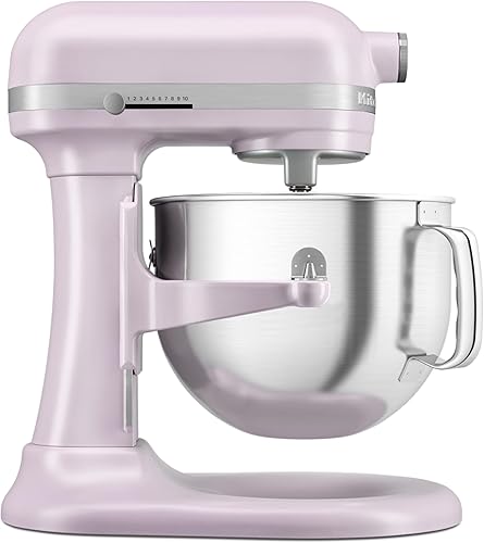 Vista 12 de KitchenAid Batidora de pie elevadora de tazón de 7 cuartos Rosa Seca