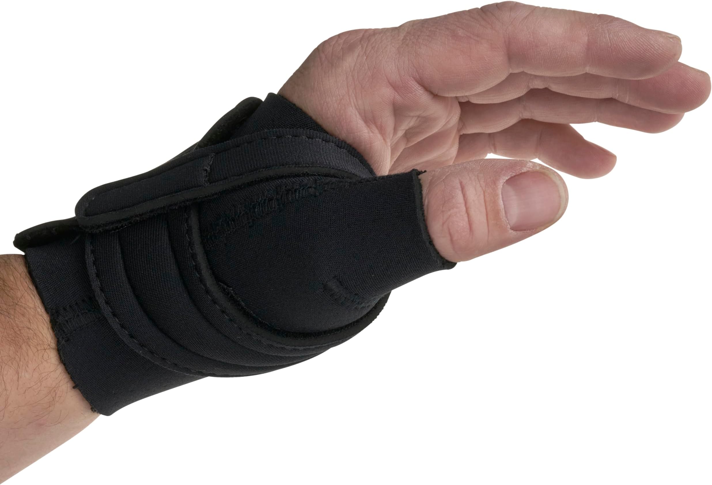 Comfort Cool Thumb CMC Restriction Splint, Provides Direct Support For The Thumb CMC Joint While Allowing Full Finger Function, Left Hand, Large Plus