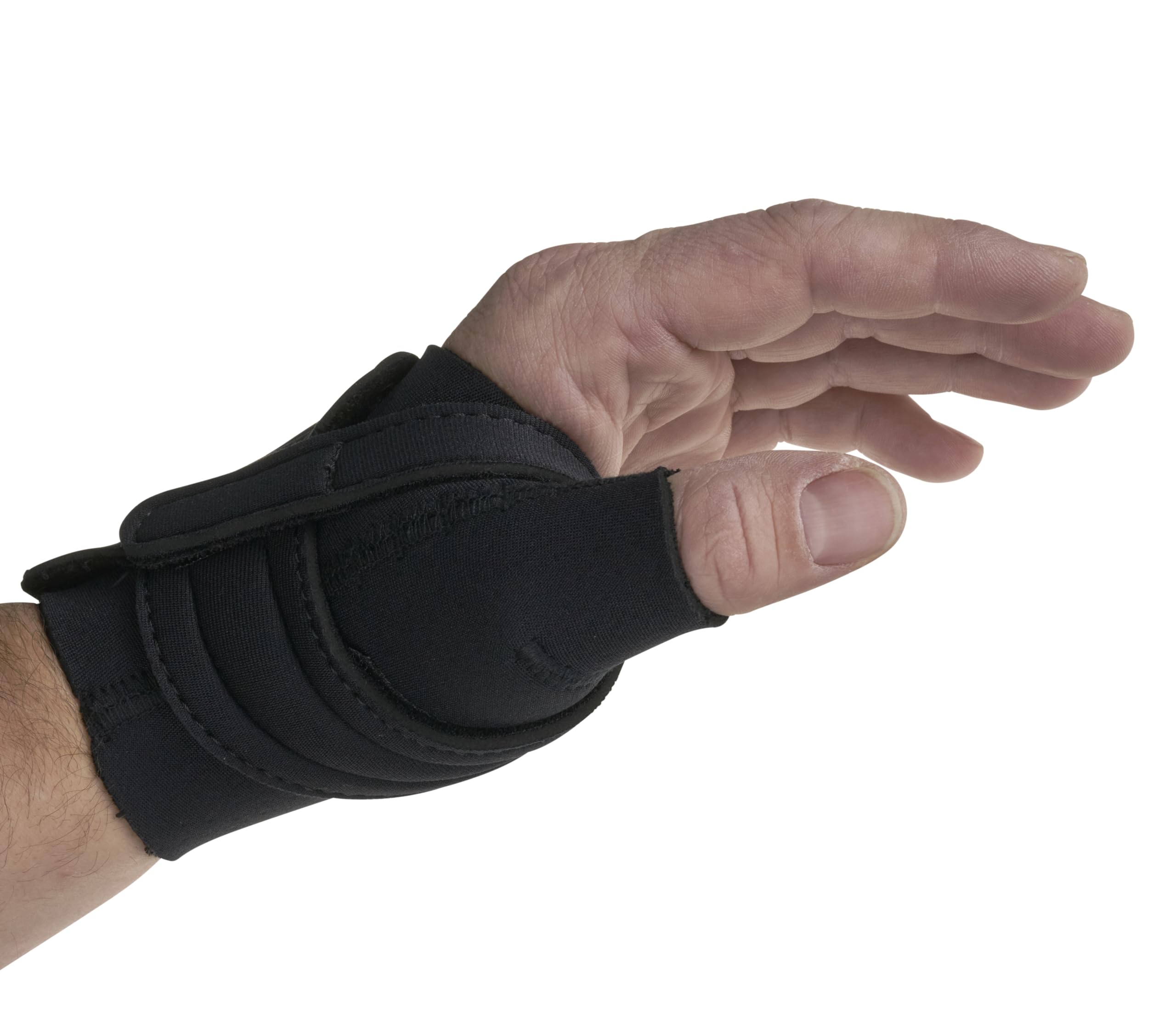Comfort Cool Thumb CMC Restriction Splint, Provides Direct Support For The Thumb CMC Joint While Allowing Full Finger Function, Left Hand, Large Plus