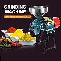 Vista 2 de H&ZT Molinillo eléctrico de maíz, molinillo eléctrico de cereales de maíz de 110 V, 3000 W, molinillo de cereales de maíz, molienda de arroz, trigo