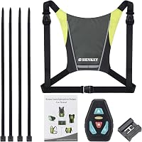 SHENKEY LED Irányjelzős Biztonsági Mellény Távirányítóval Vízálló USB Töltős 8