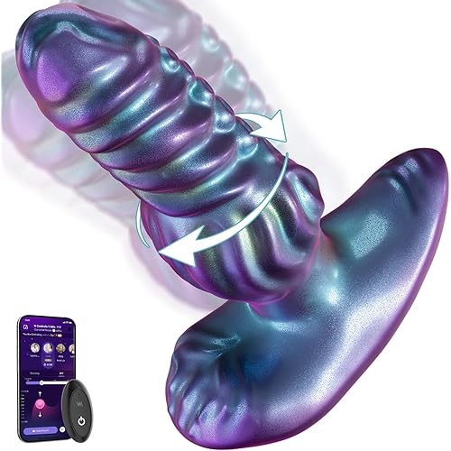 BEISAR 360° Rotating Vibrating Butt Plug Anal Plug - Monster Tentacle Dildo Prostate Massager Mens Male Sex Toys for Men Prostate Vibrator with 9 Mode - Anal Mens Male Sex Toy for Men Anal Adult Toys