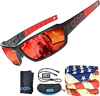Vista 1 de Polarized Fishing Sunglasses for Men Women, Adjustable Nose Pad, UV400, EMS TR90, ideal for Driving Running Golfing Cycling