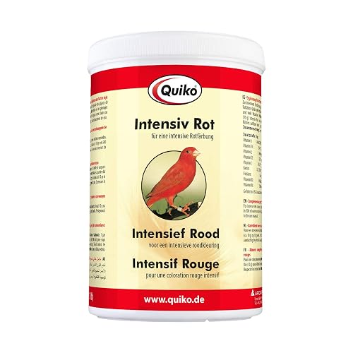 Quiko Intensive Rojo 500g Alimento complementario para aves - Coloración y intensificación del plumaje