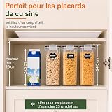 GoMaihe Boîtes de Conservation Hermétiques, 6 x 4 L, Muesli et Céréales - 7