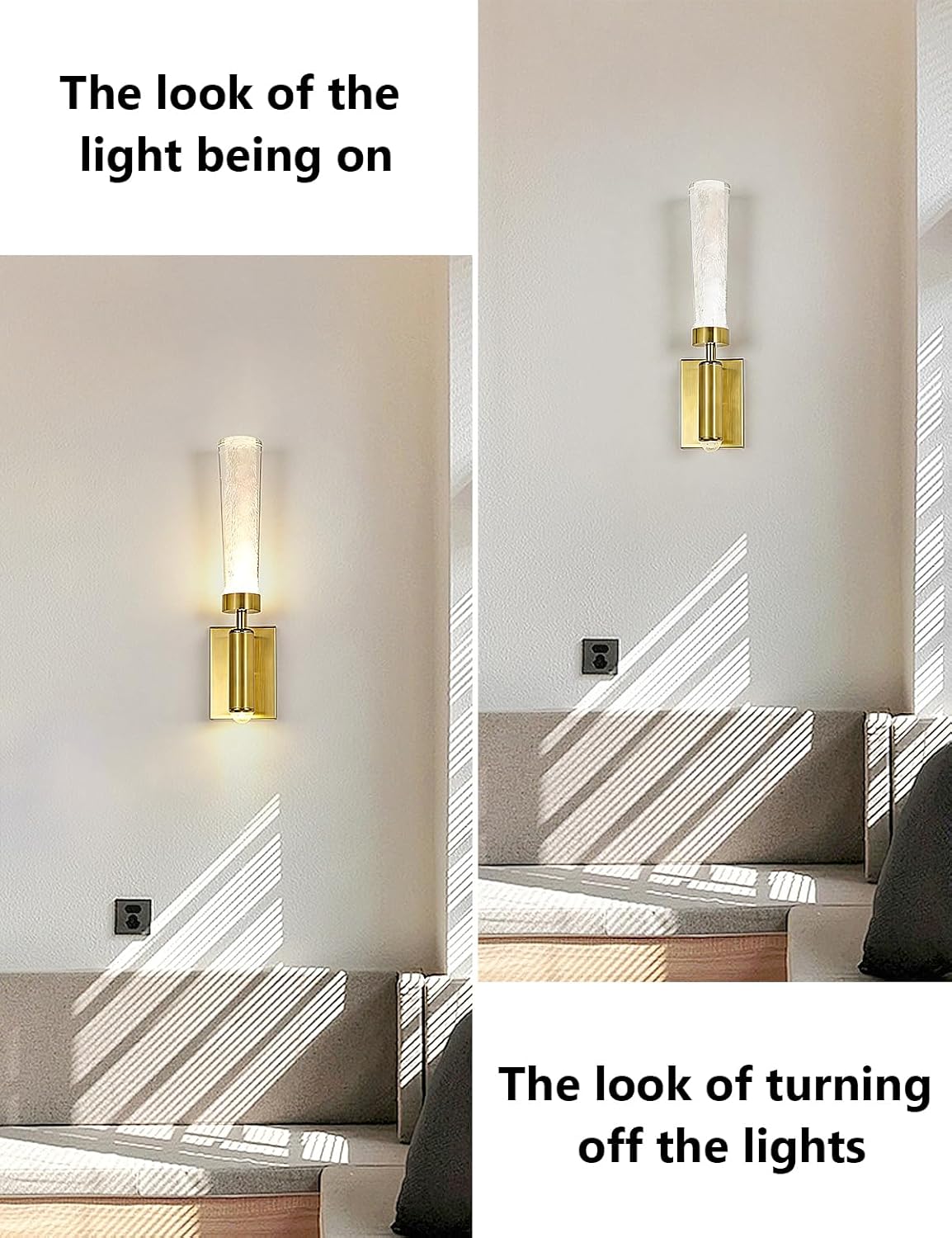 Set of 2 Rechargeable Wall Sconce Bedroom Battery Operated, Dimmable Timer Wall Lamp Wireless Cordless Lamps, Home Decor Wall Lights for Living Room Kitchen Bathroom Corridor Porch