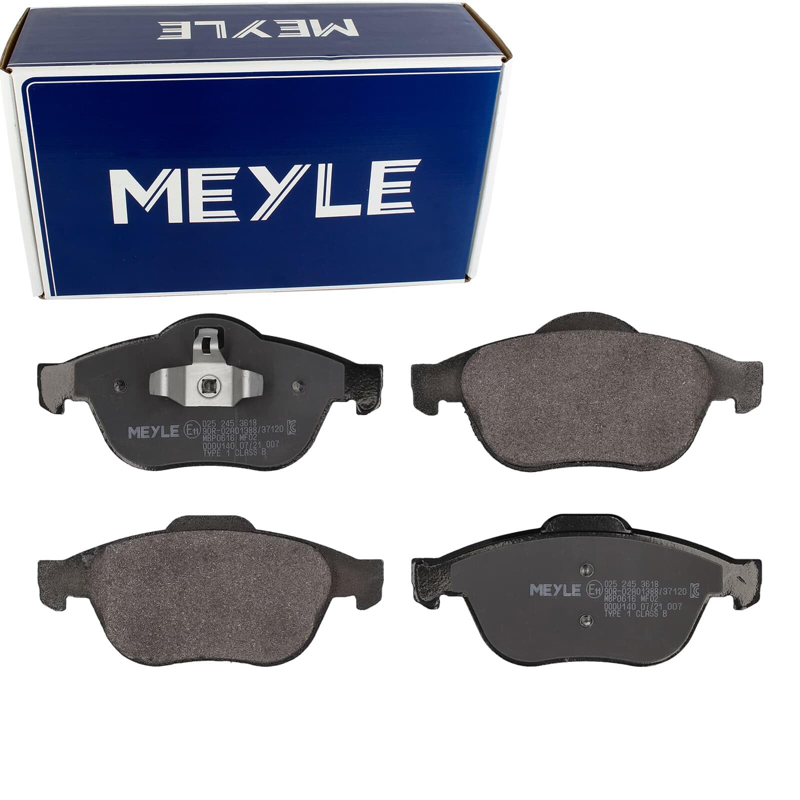 Meyle 0252453618 Kit Pastiglie Freno, Freno A Disco-image