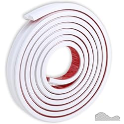 Friso De Madera TriMold Moldura de riel de silla para despegar y pegar, paneles de pared autoadhesivos para decoración del hogar y protección de pared, 15 pies x 1.3 pulgadas