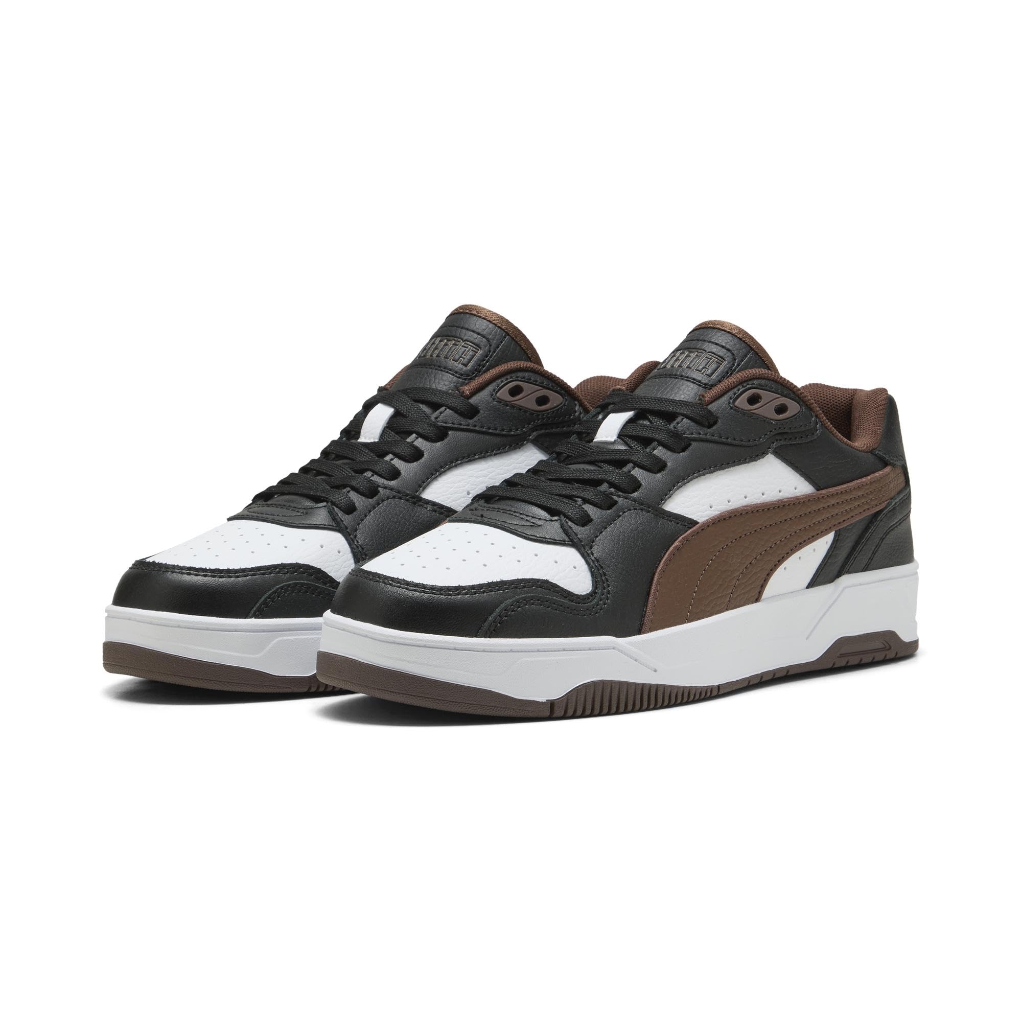 Puma Unisex RBD Break Low Sneaker, Black-Chestnut Brown White, 38.5 EU, Puma Schwarz Kastanienbraun Puma Weiß, 38.5 EU