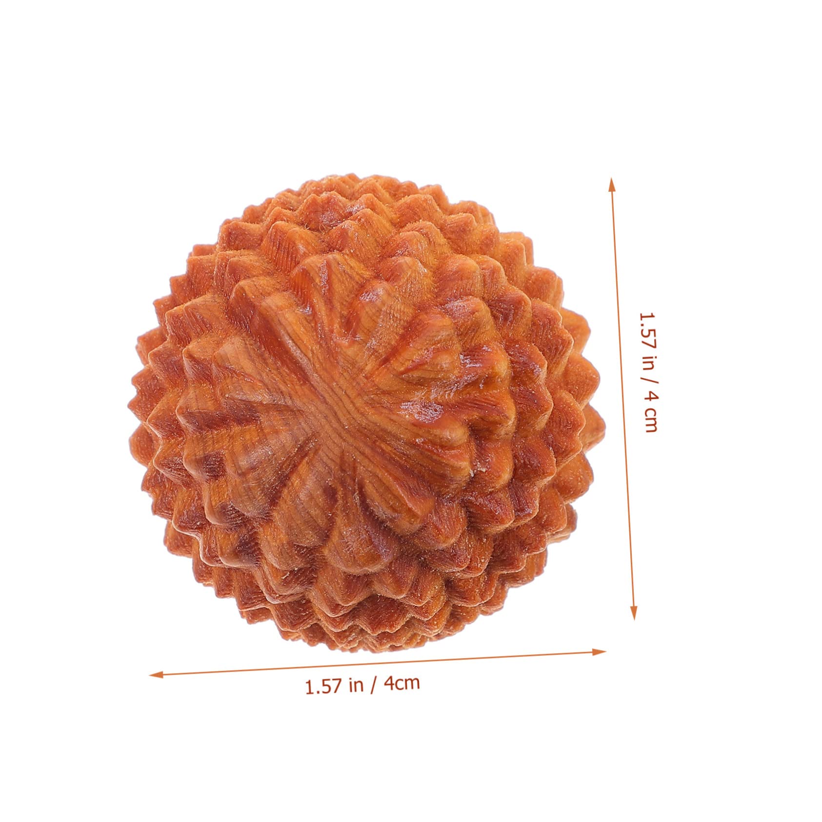 Balones de Masaje de Madera para Manos Forma Durian 2 Piezas