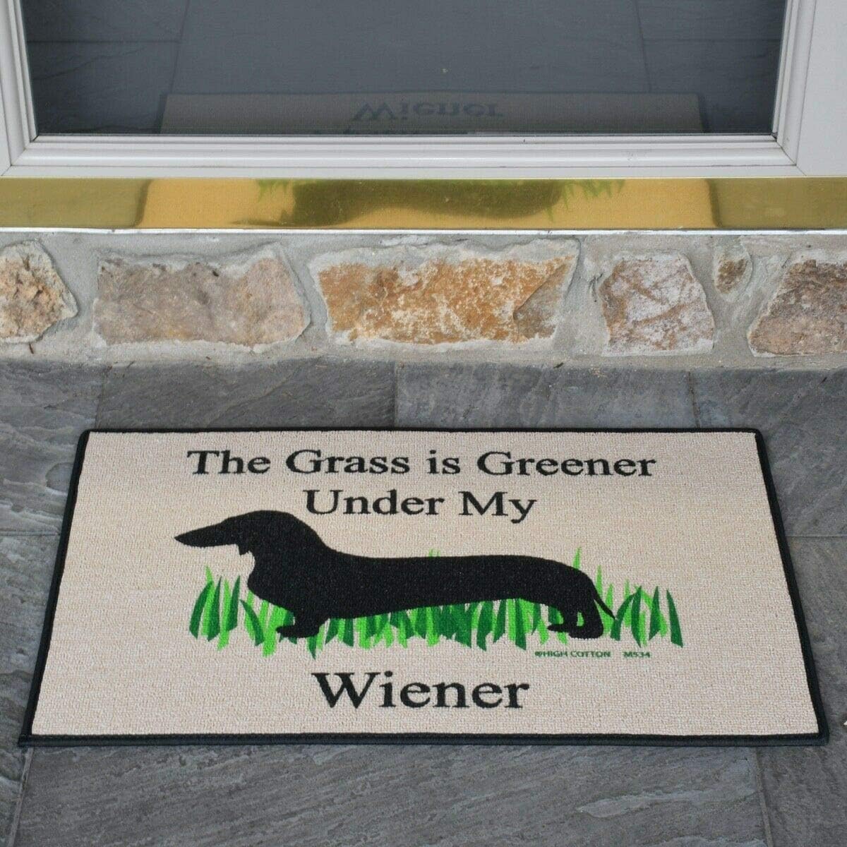weiner dog doormat