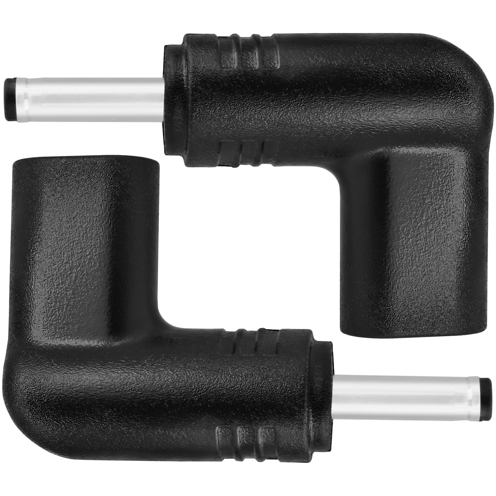 Yeebline Confezione da 2 adattatori di ricarica da 12 V CC, angolo di 90 gradi femmina USB C a maschio DC 3,5 mm x 1,35 mm, convertitore connettore caricabatterie per router, alimentazione mobile (da