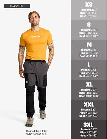 RevolutionRace Rambler Lightweight Pro Trousers for Men, Outdoor Walking and Hiking Trousers