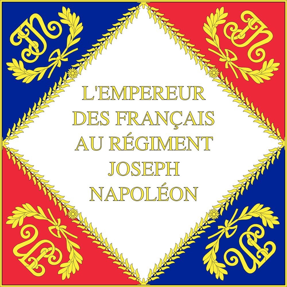 Drapeau Joseph Bonaparte 2 grand étendard historique militaire premier empire