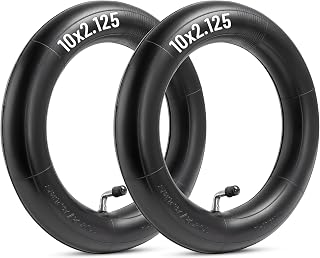 10x2 Inner Tube Replacement for Stroller/Tricycle/Wheel Trikes Suitable for 10 x 1.90, 10 x 1.95, 10x2, 10 x 2.125, 10 x 2.25 Tires Pack of 2