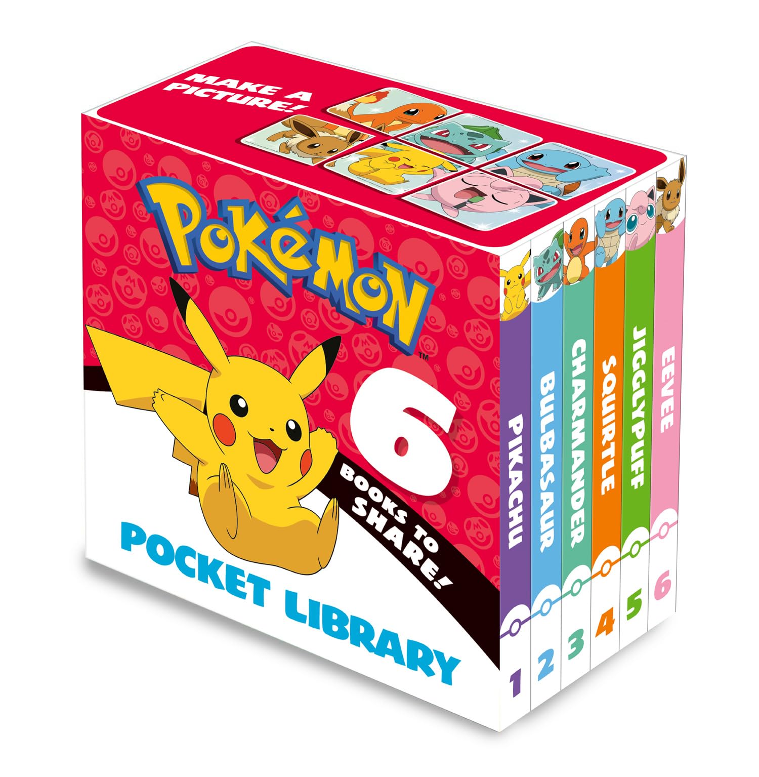 Pokémon Pocket Library: New for 2026! Six mini board books, perfect for little learners and the youngest Pokémon fans aged 1, 2, 3, 4 and up!