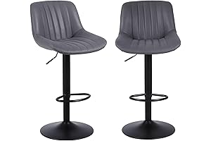 Revamp Your Kitchen with Swiveling Countertop Bar Stools: Set of 2