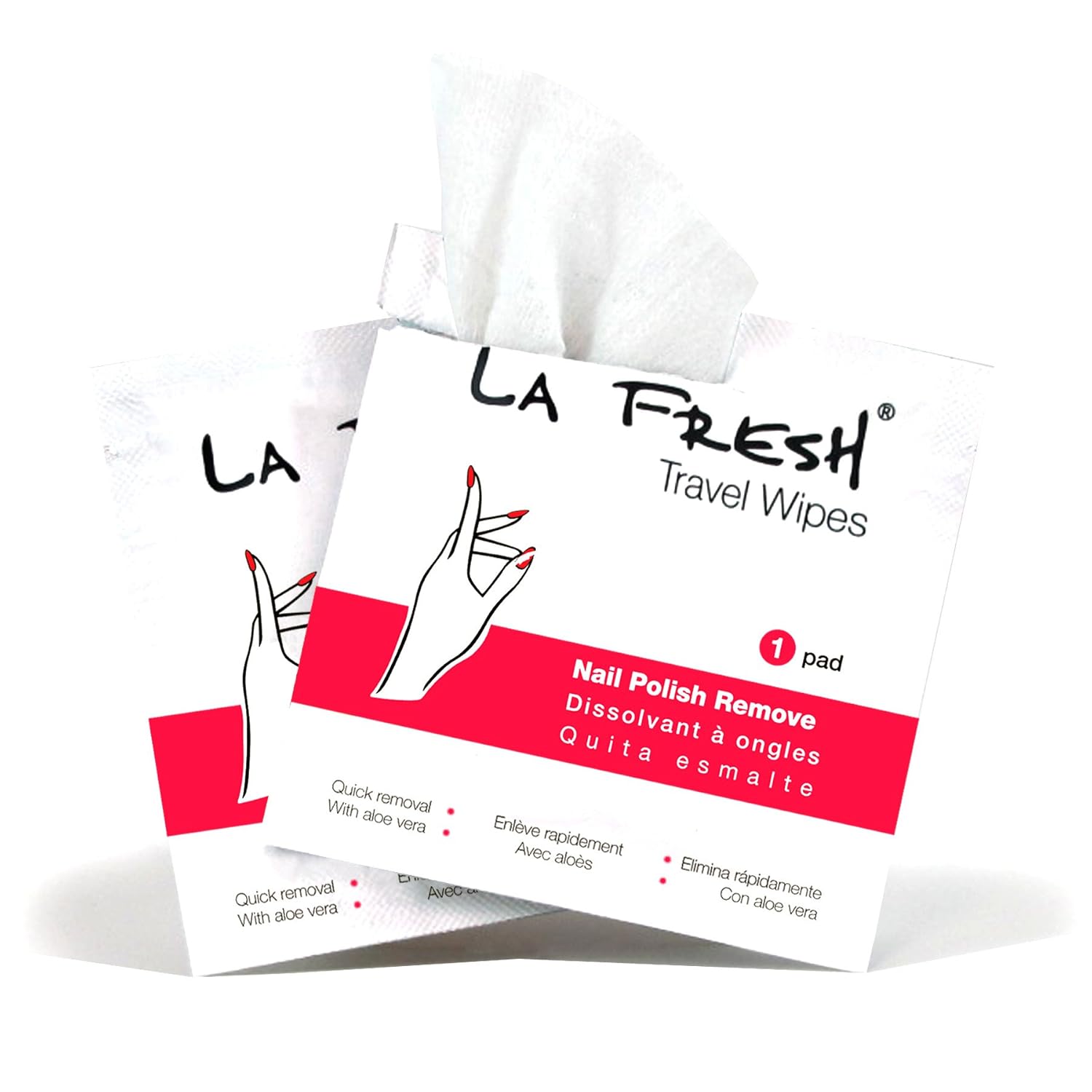 Buy La Fresh Travel Lite Nail Polish Remover PadsOn (Pack of 12