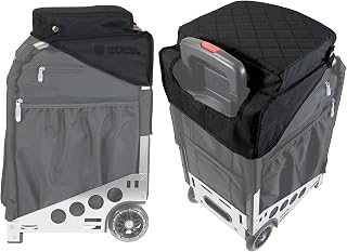 ZÜCA Pro/Sport 2” Thick Comfort Padded Seat Cushion – ZÜCA Sport and Pro Rolling Bags Compatible – Travel Chair Cushion with Secure Snaps & Stealth Embroidered Logo