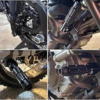 Vista 8 de M8 Estriberas Plegables para Motocicleta Estriberas Delanteras Coche Eléctrico Antideslizantes Reposapiés Traseros Bicicleta 90 Grados Fijo Plegable