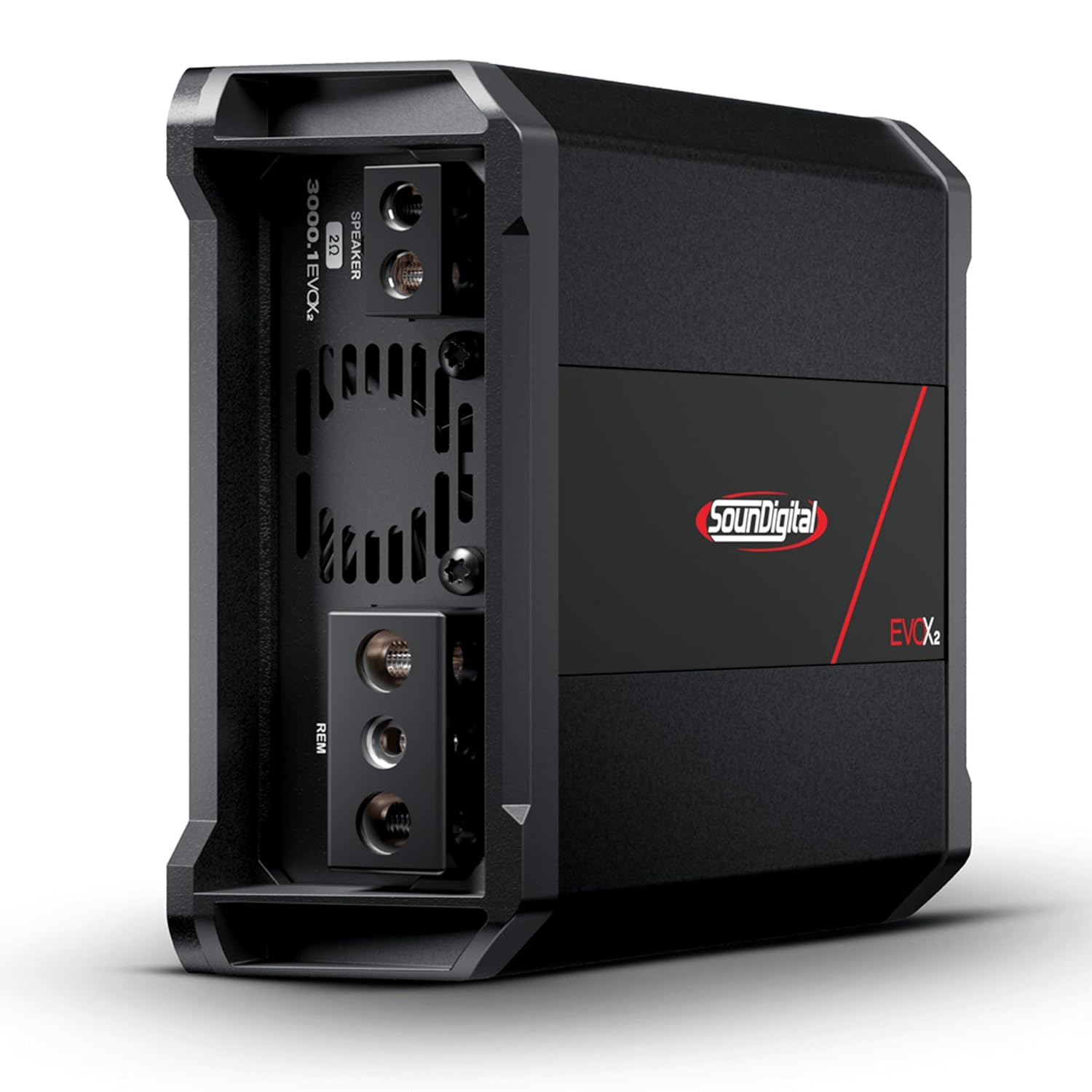 SounDigital EVOX2 3000.1-2 Ohms Monoblock 3000W RMS Bridged Power Car Amplifier