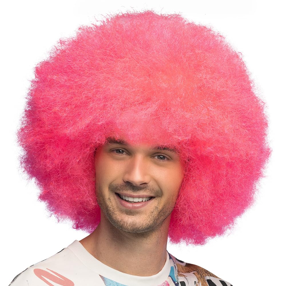 Boland - Neon Wig for Adults, Synthetic Hair for Theme Party or Carnival, Fancy Dress Costume Accessory