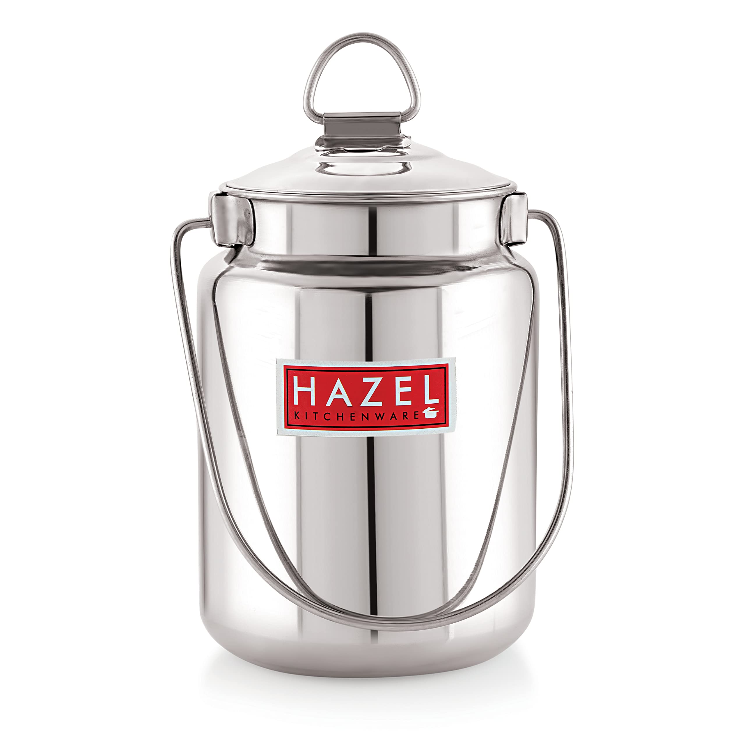 HAZEL Stainless Steel Ghee Oil Milk Container for Kitchen | Multipurpose Oil Container | Capacity of 1500 ML, Silver (B07WWHHQVH) Amazon Price History, Amazon Price Tracker