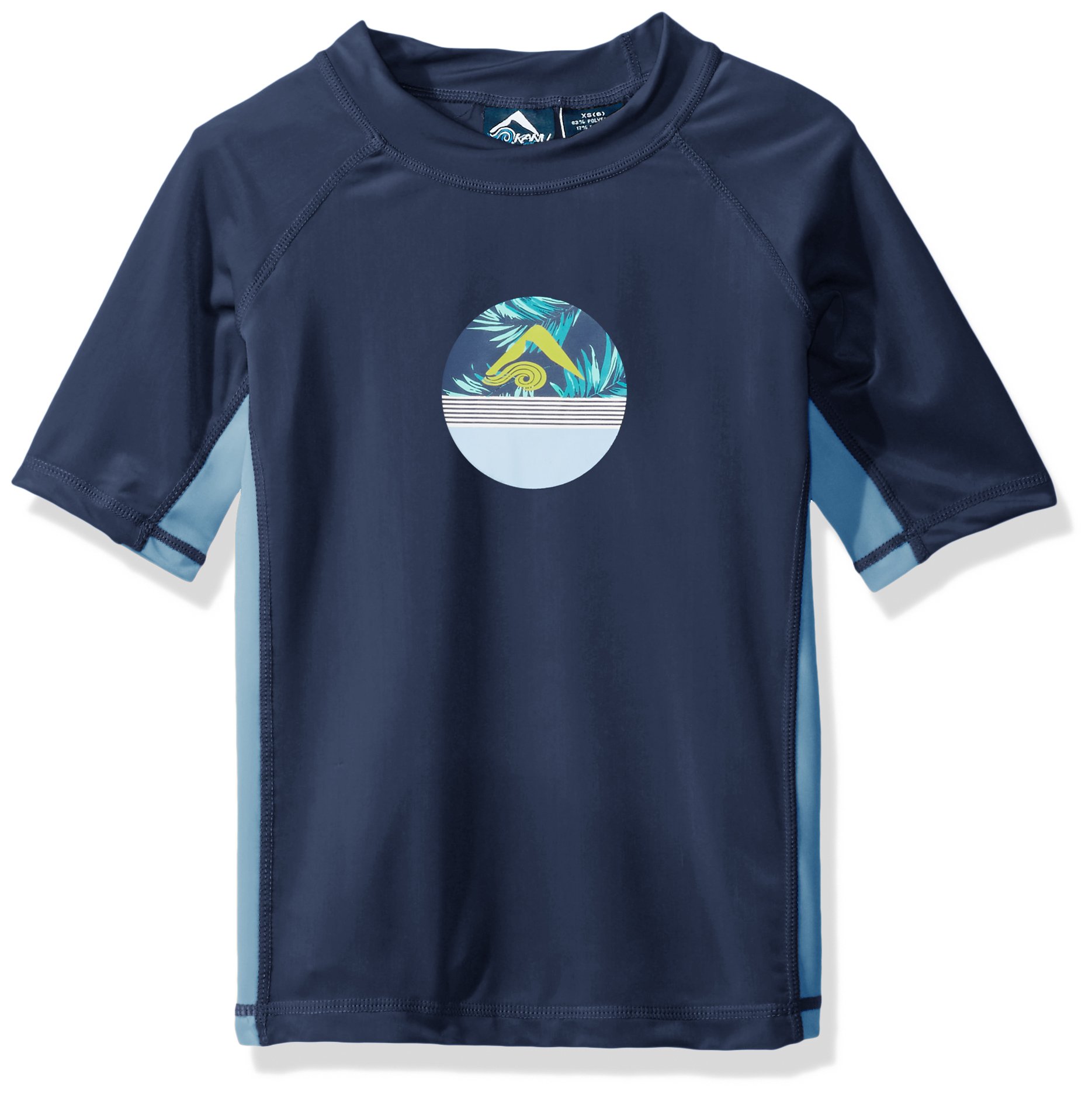 Kanu Surf Boys Voyage UPF 50+ Sun Protective Rashguard Swim Shirt