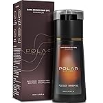 POLAR HAIR CARE Natural Vegan Semi Permanent Hair Dye Shampoo Kit for Gray Hair, Women & Men (Dark Brown), USA 6.76 Fl Oz.