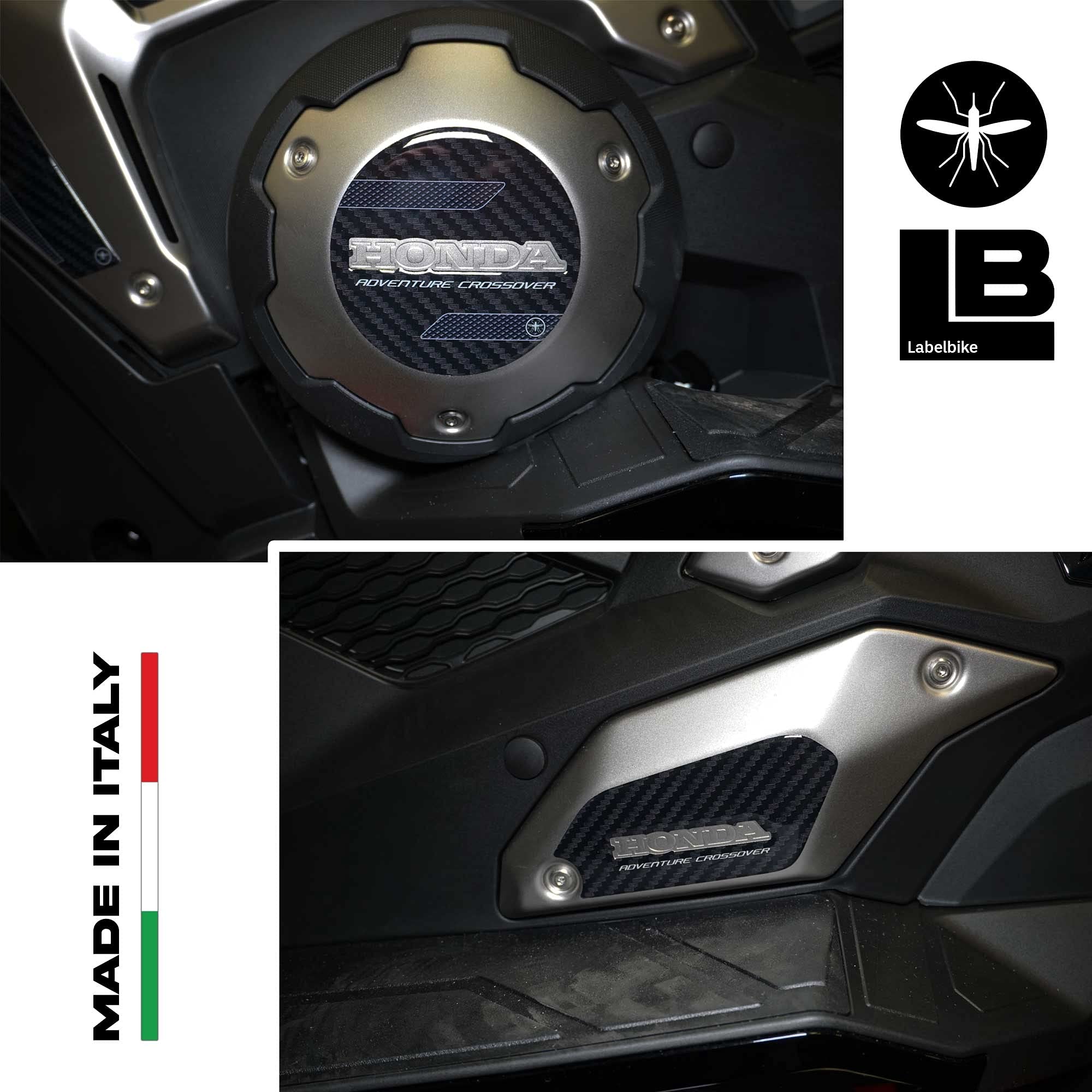 labelbike - 3D Resin Stickers Decorations and Protections of Motorcycle Carter and Door Sill Compatible with X-ADV 2021-2024