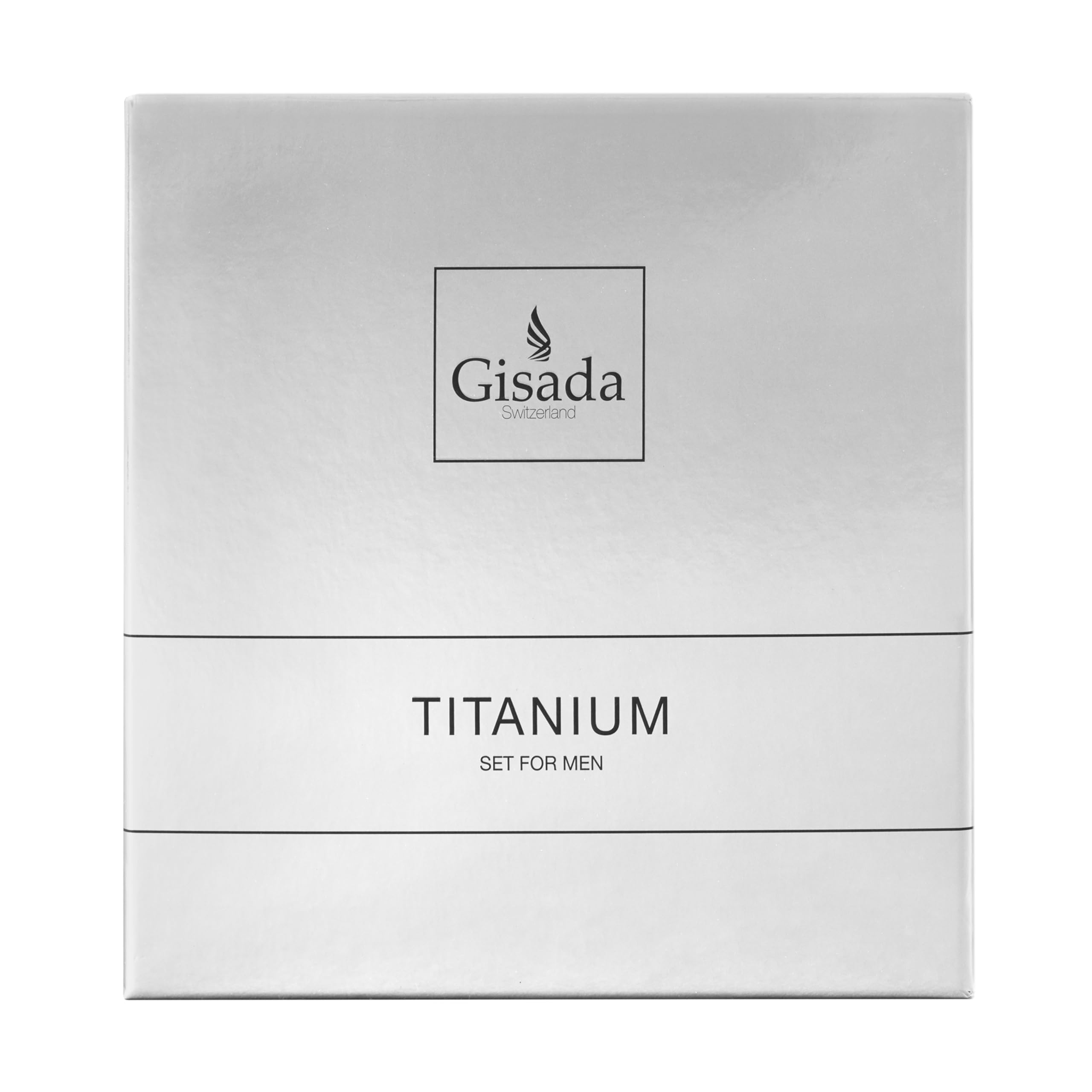 Gisada Titanium Herren-Duftset, Eau de Parfum 50 ml, Duschgel 100 ml
