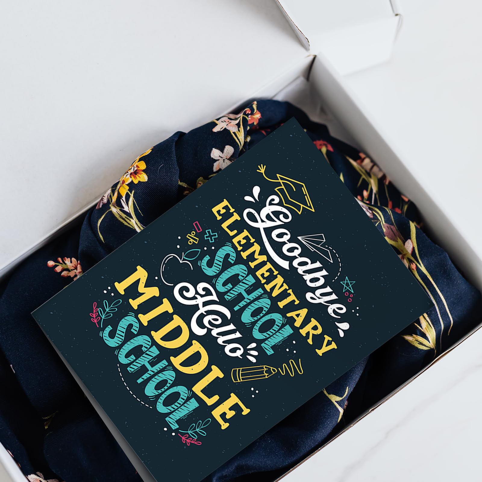 Amazon.com: SuperShunhu Funny Elementary Graduation Card, Congratulation  Card for 5th 6th Grade Graduates, Goodbye Elementary School, Hello Middle  School : Office Products