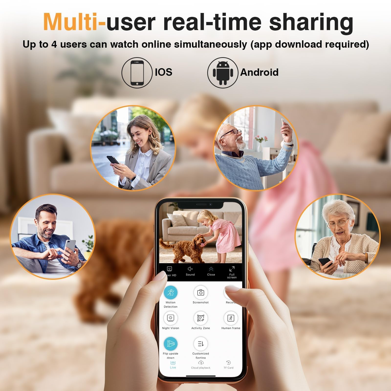 Mini Caméra Espion sans Fil WiFi Bluetooth 2K Surveillance Intérieure Extérieure Vision Nocturne Détection Mouvement Enregistrement Distance