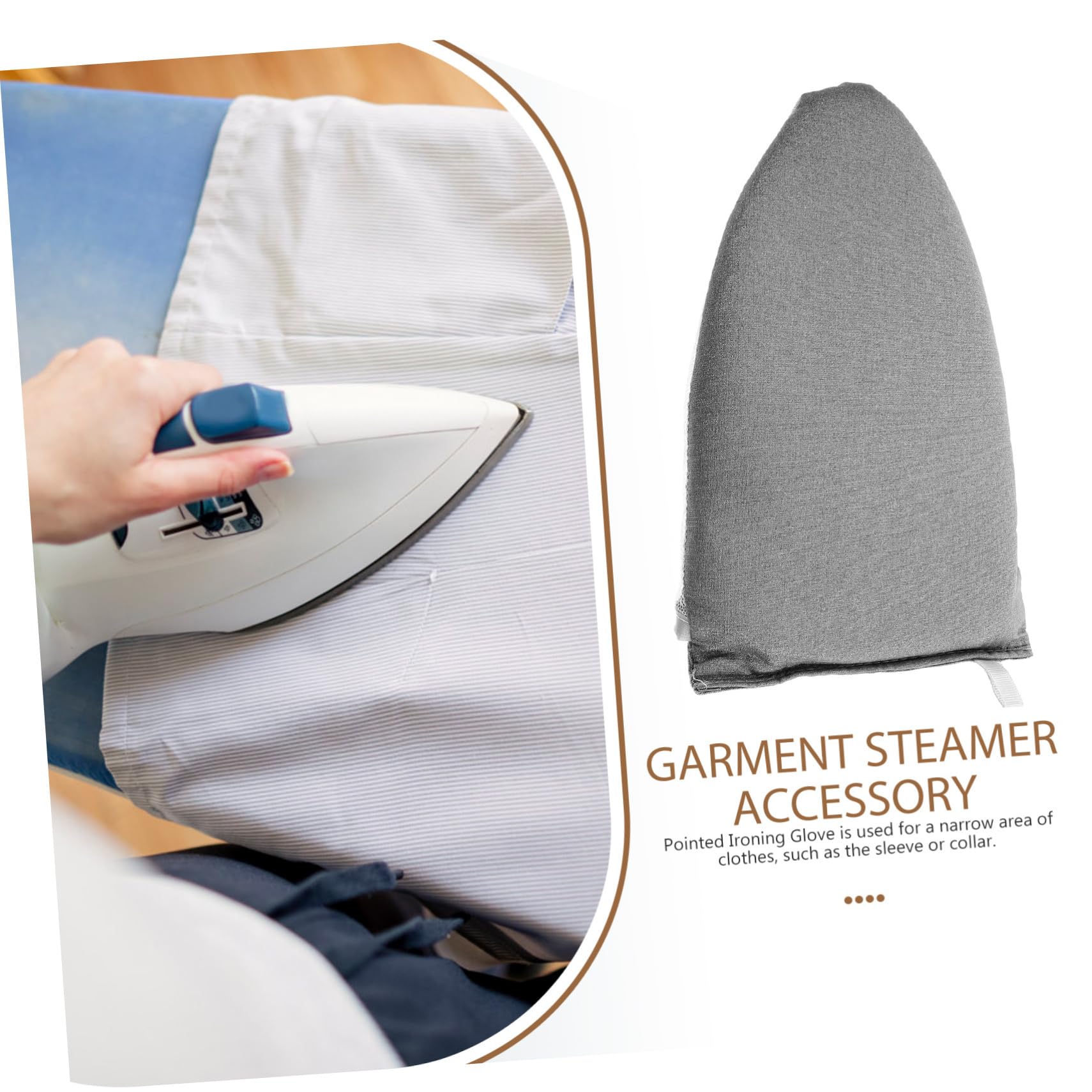 GAROZATION Garment Ironing Glove Heat Gloves for Clothes Steaming Mitt Ironing Lightweight