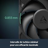 ARCTIC P12 Pro PST (5 Pièces) - 120 mm Ventilateur puissant, haut de gamme - 7