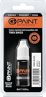 Trek Bike Touch-Up Paint - Trek Black - Pantone Black - Gloss - GPaint 10ml Bottle - Touch-Up Paint Kit for Scratched or Chipped Bike Frames - GPaint Bike Paint