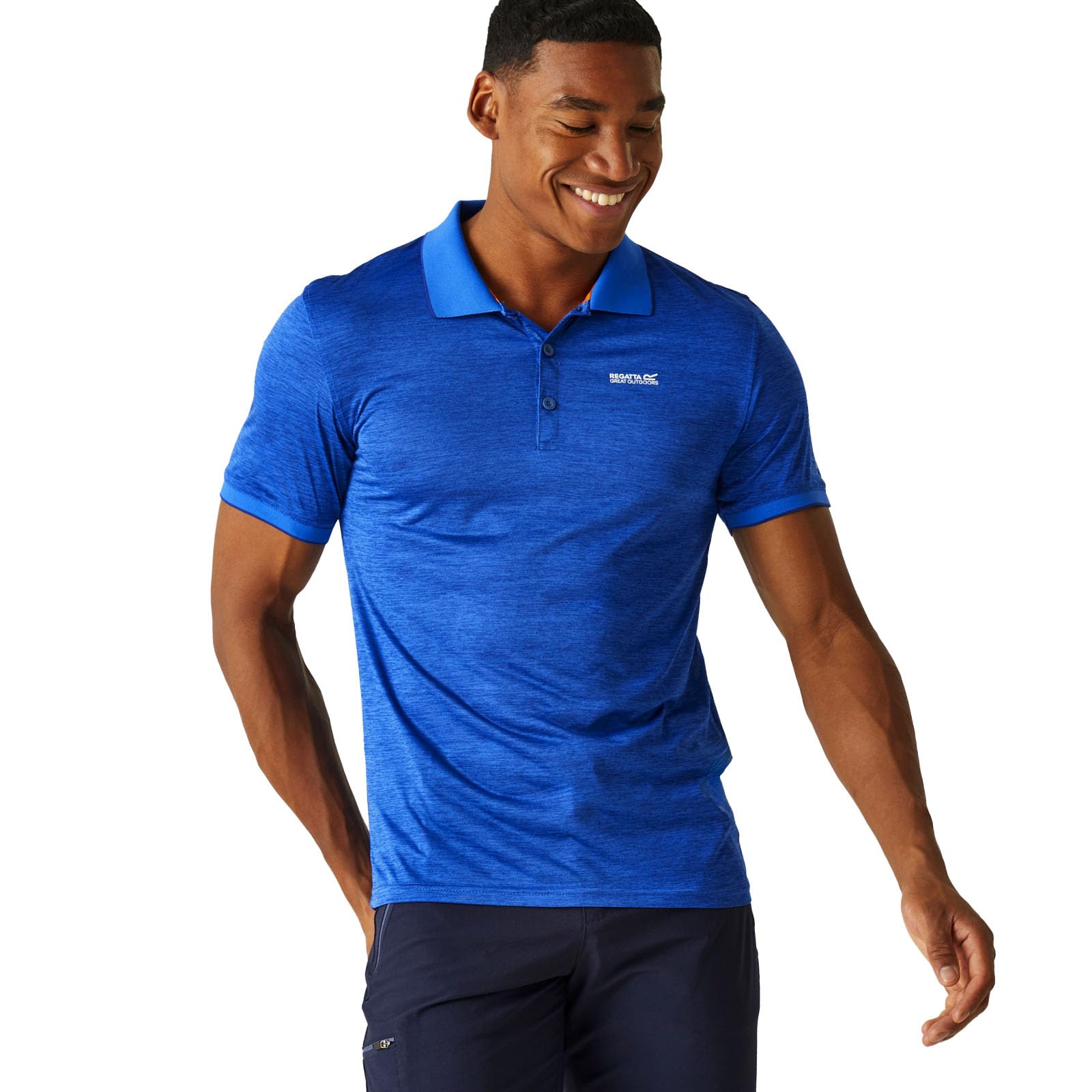 Regatta Men's Oxford Blue Remex Ii Polo Shirt