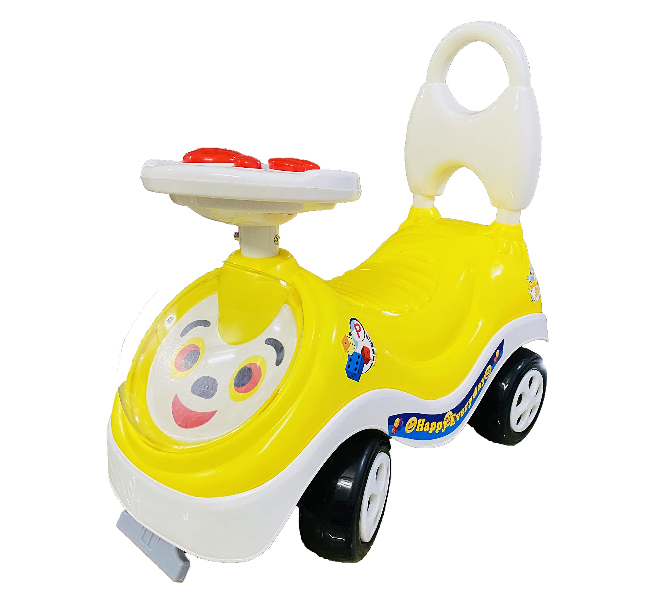 Dillards Kids Magic Car/Swing Car Ride On Push Rider with Music for Girls & Boys 1 to 3 Year Kids (Yellow) (B0BCQQ7XXL) Amazon Price History, Amazon Price Tracker