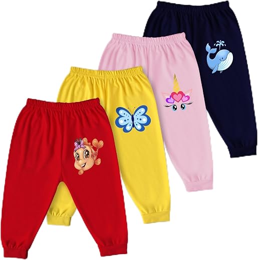 TS LAVI TAVI Track Pants Baby Boy &amp; Girl Regular Fit Cotton Pyjama Unisex Multicolor for kids