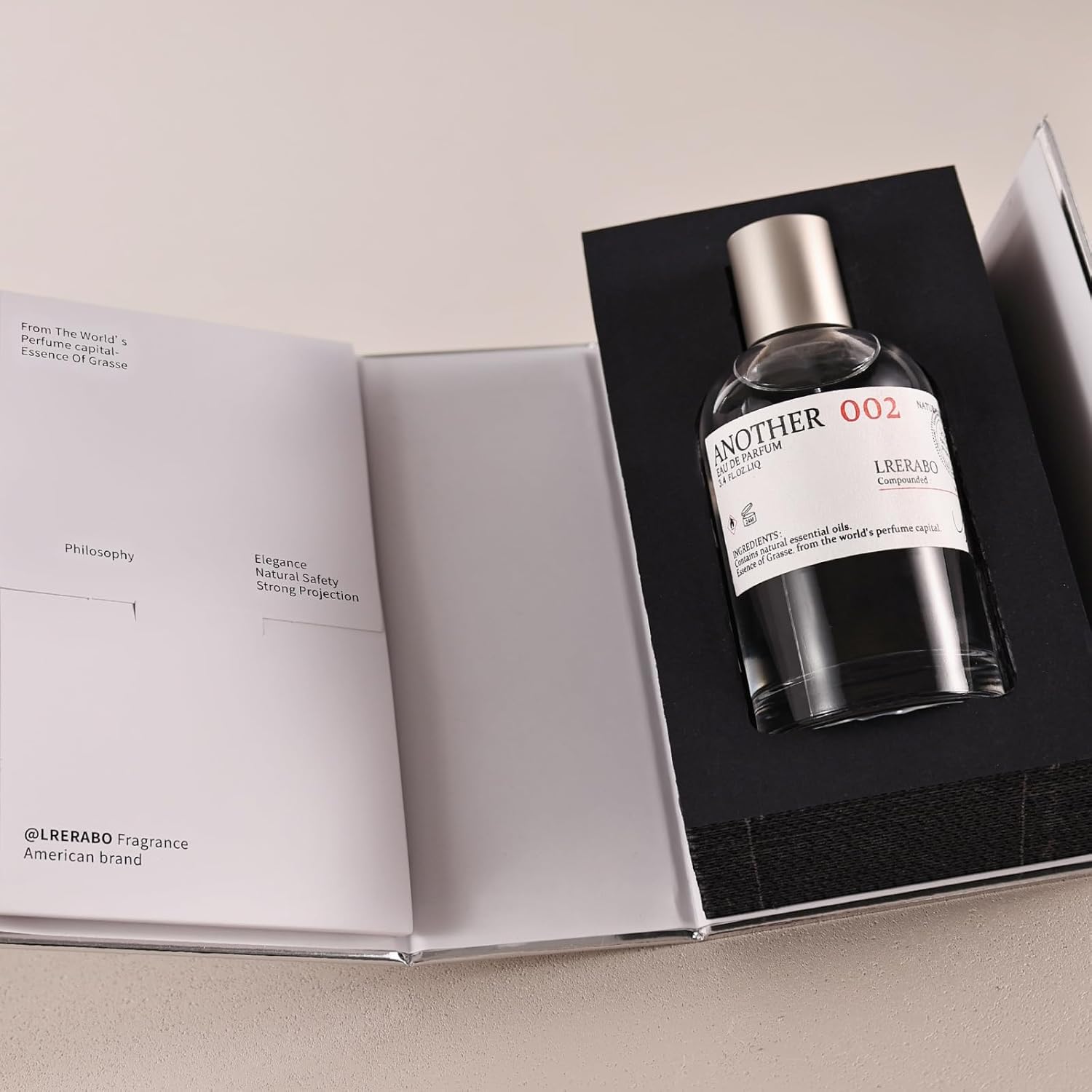 LRERABO Signature Edition No.002- ANOTHER 002 Oriental Woody Long-Lasting Unisex Fragrance - Ambergris, Musk, Cedar - Clean & Vegan, Cruelty Free 100 ml - Image 7