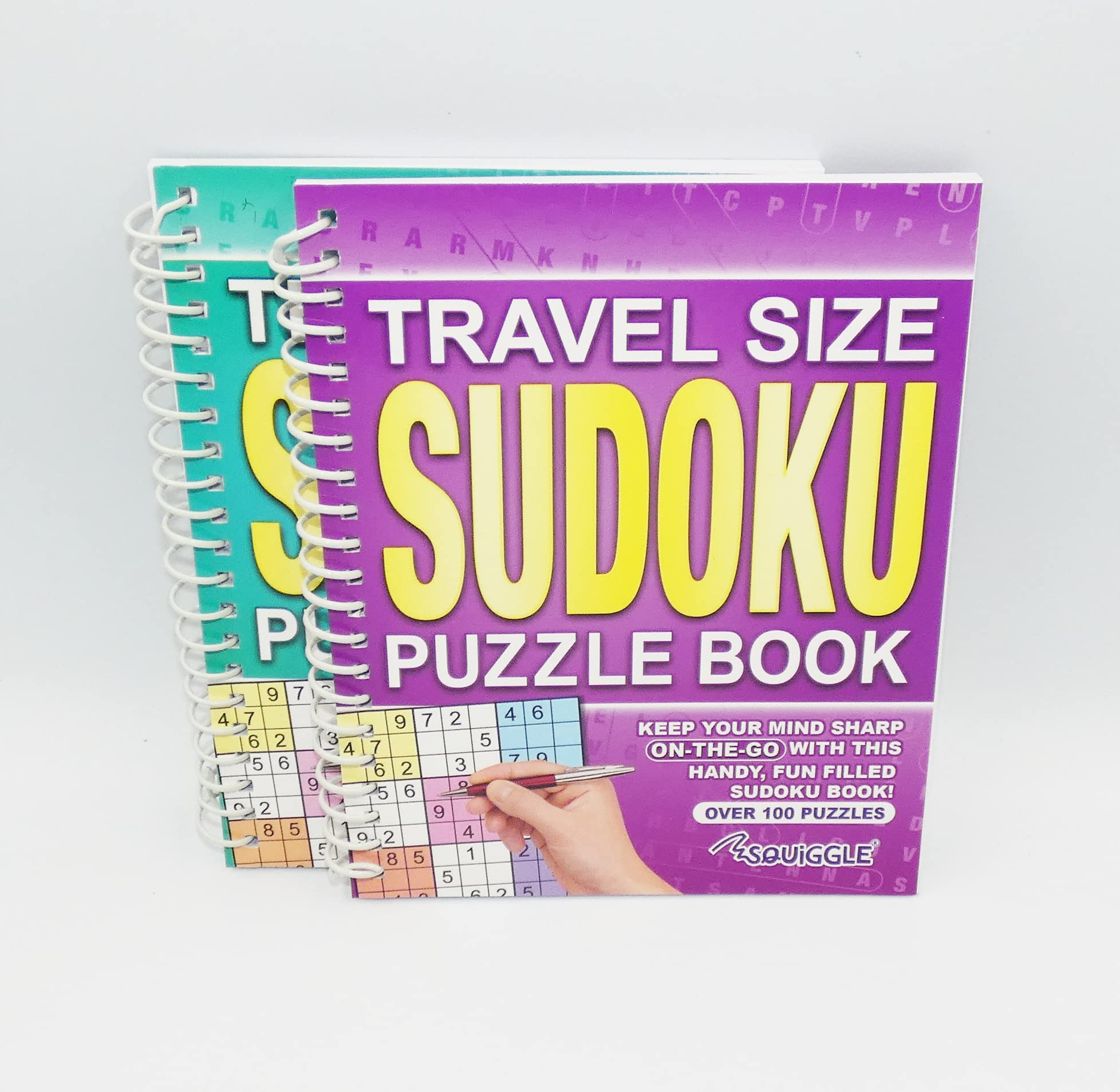 Sixstore Wiro A5 Spiral Bound Travel Size Sudoku Puzzle Book 1 Colour Sent at Random