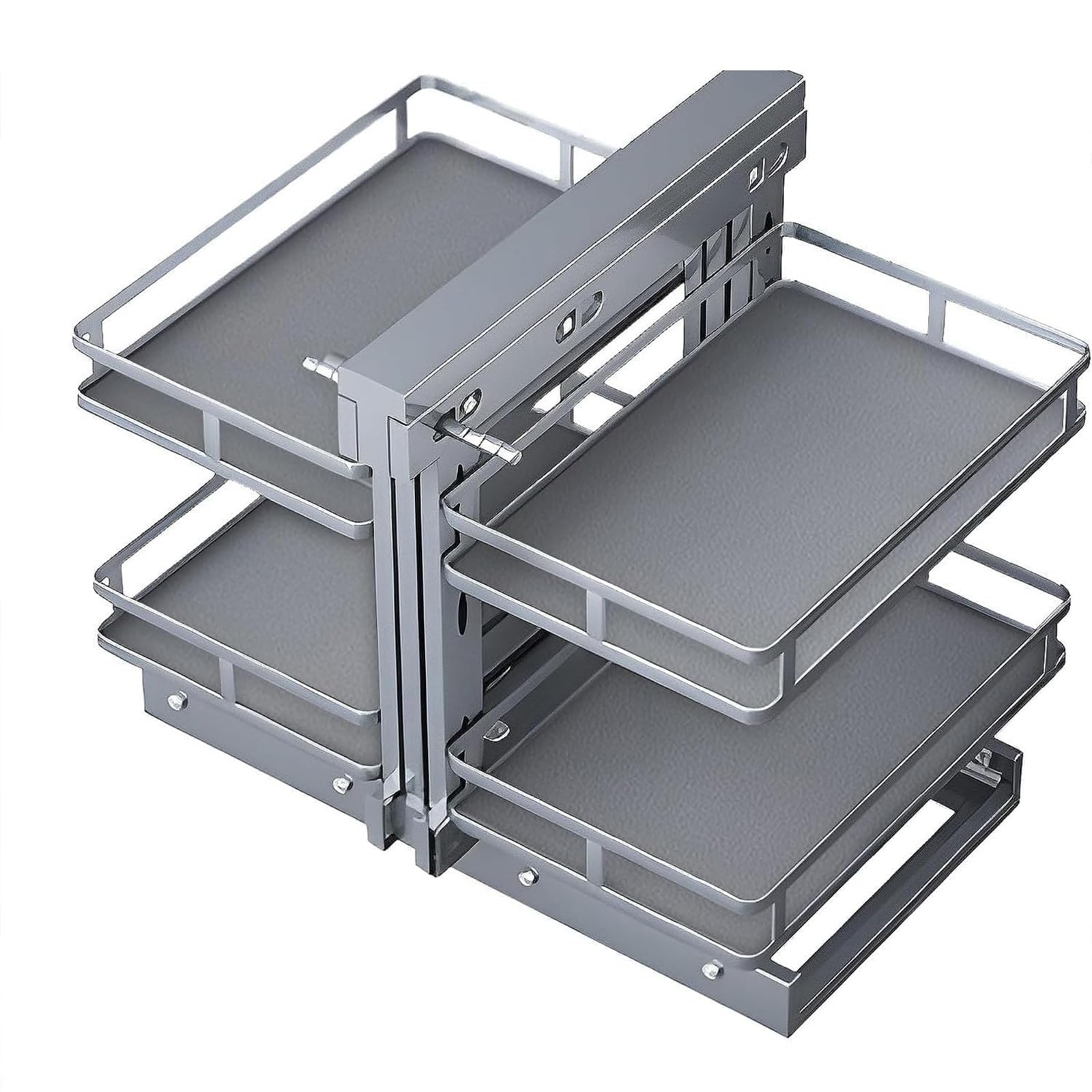 DLLDQBD Blind Corner Pull Out Kitchen Storage(Size:900,Color:Metalbaskets)