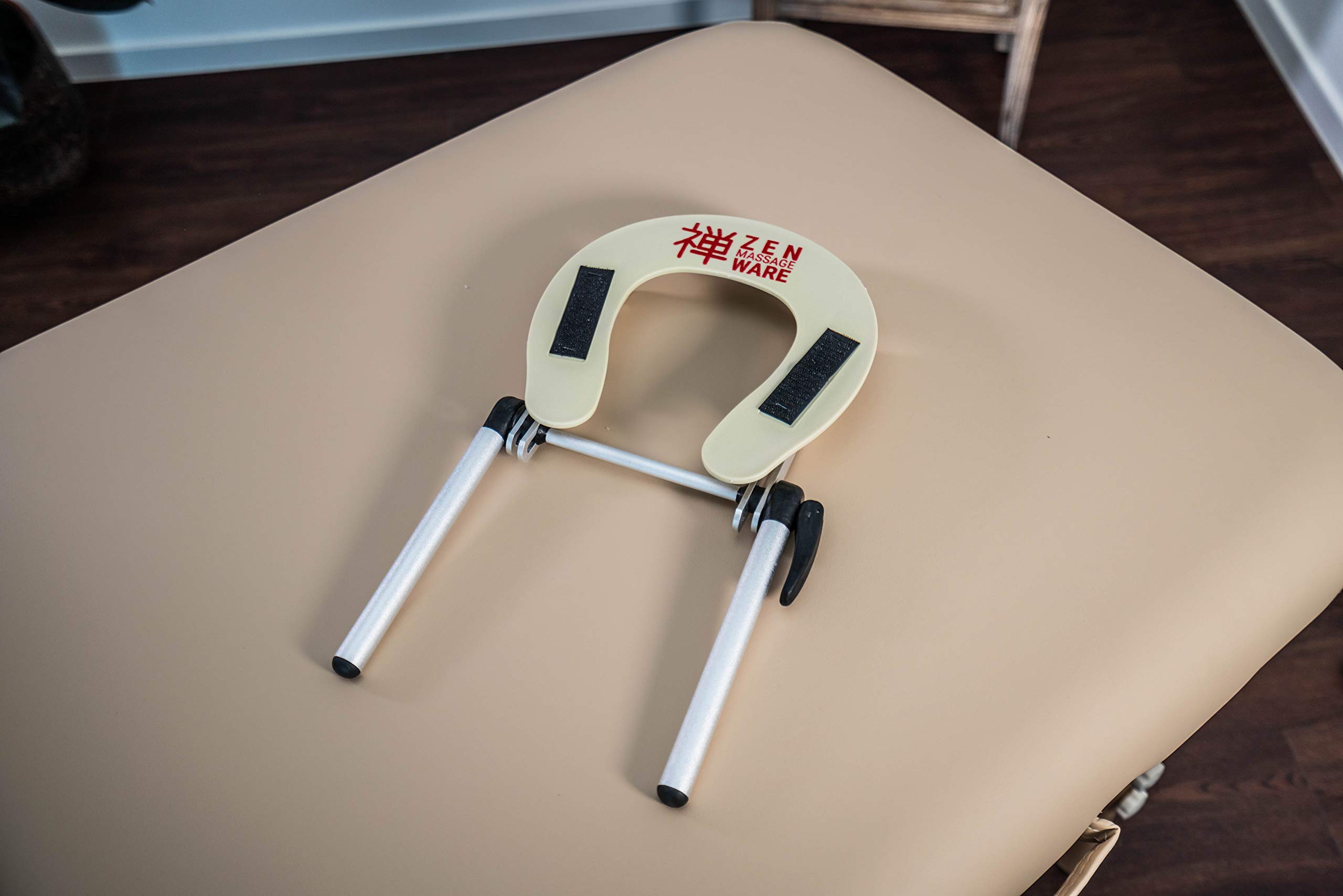 Zen – Soporte Cabeza Masaje Cama de Aluminio para camillas de Masaje - Reposacabezas para Masaje Plegable - Reposacabezas Masaje Cama para camillas estándar de cosmética, Tratamiento y Fisioterapia