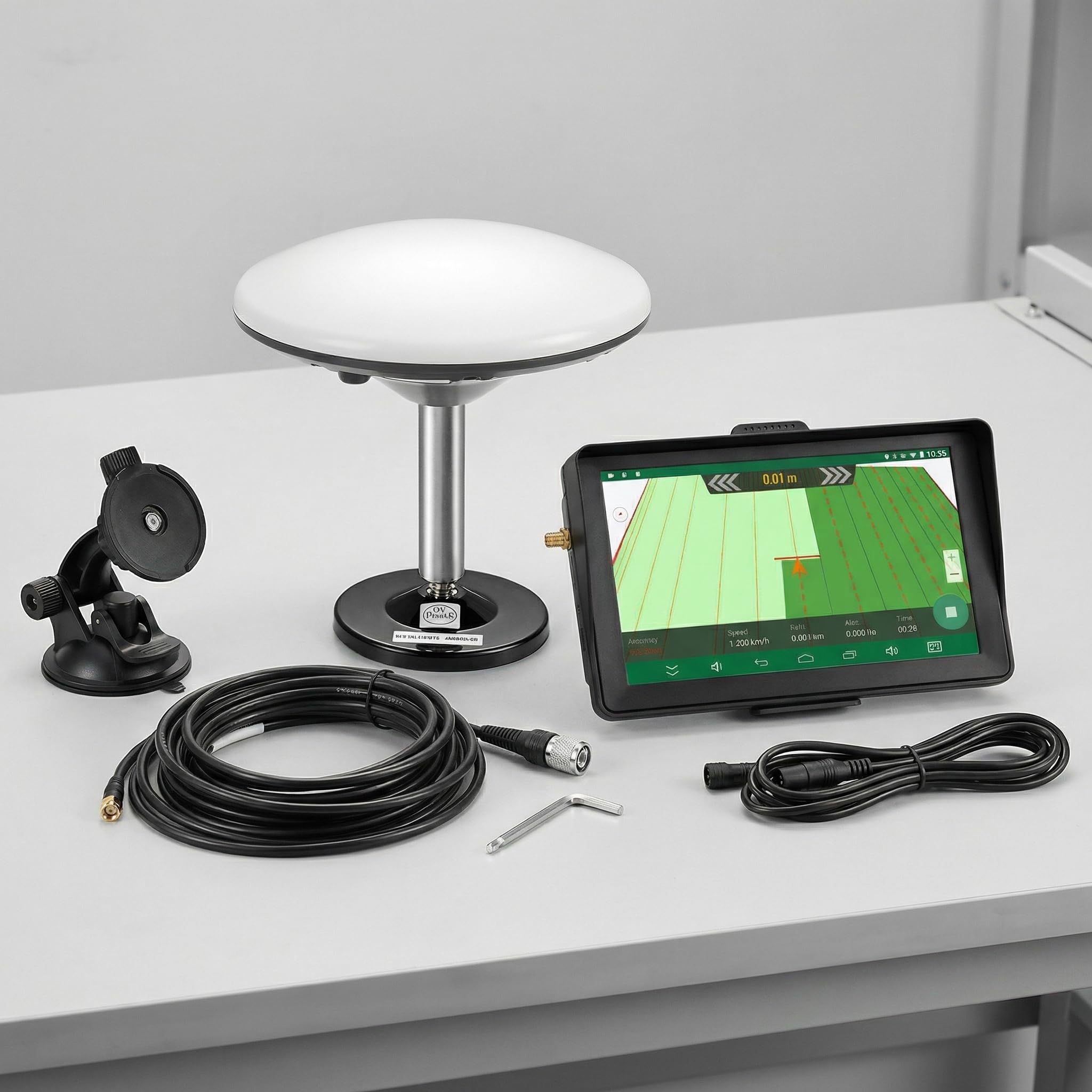 Navigatore GPS per trattore 7 pollici Agricolo GNSS ad alta precisione per agricoltura di precisione - Sistema di guida GPS per spruzzatura, aratura e semina