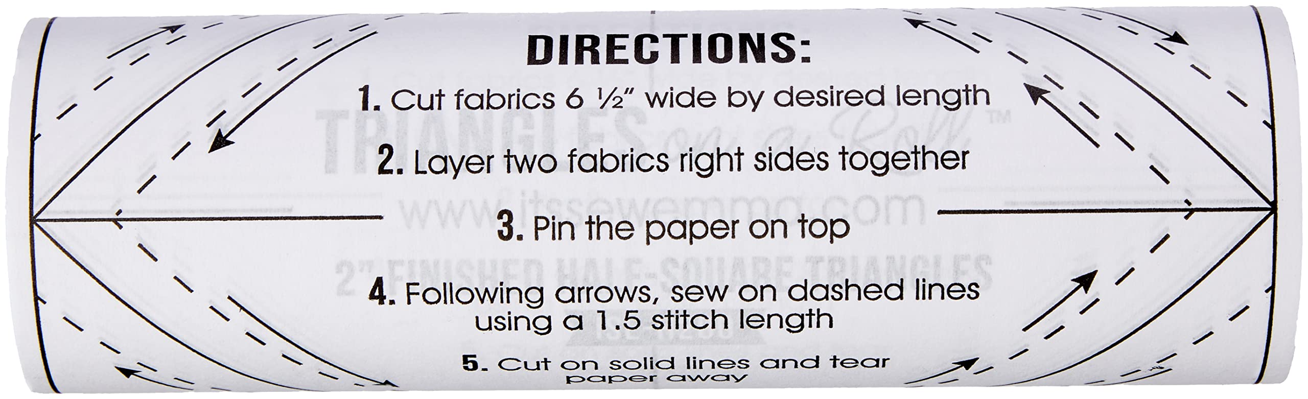 Triangles On A Roll Half Square, 2" (H200) - Image 3