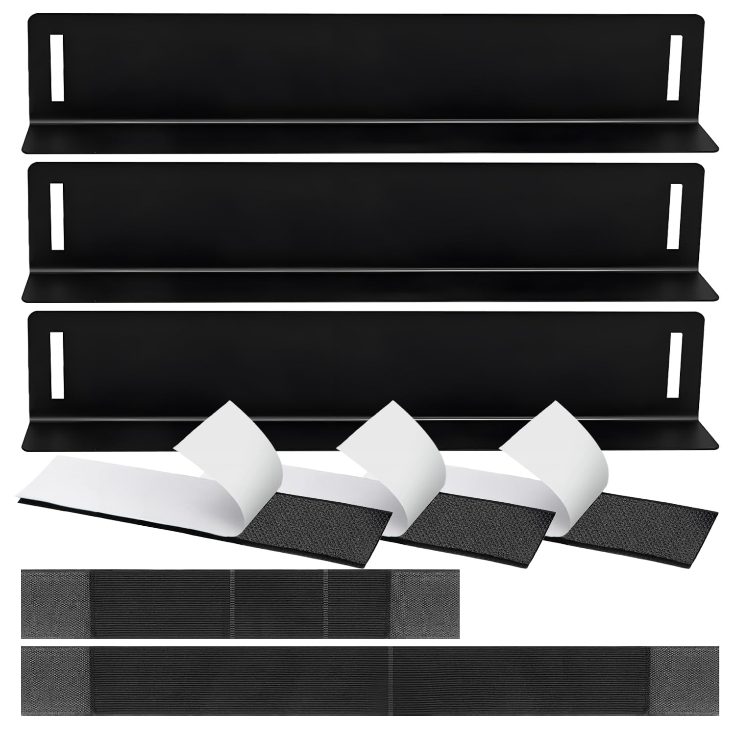 3 Stück ＋2pcs Auto Kofferraum Organizer Klett mit Klettversc