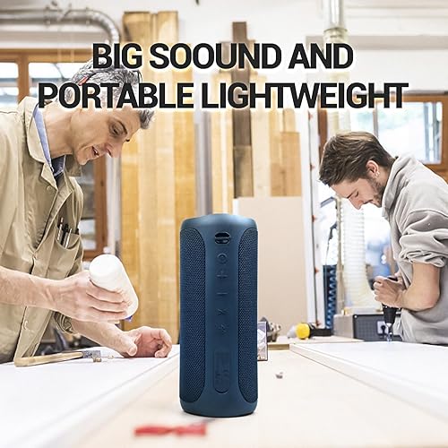 Miniatura 8 de Portable Speaker, Wireless Bluetooth Speaker, IPX7 Waterproof, 25W Loud Stereo Sound, Bassboom Technology, Built-in Mic, 16H Playtime with Lights