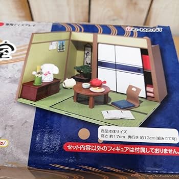 【新品未開封品】リーメント　THE和室　押入れセット　ぷちサンプルシリーズ 専用ディスプレイ THE 和室 違い棚セット/押入れセット：商品